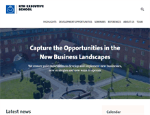 Tablet Screenshot of kthexecutiveschool.se